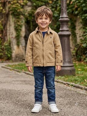 Ralph Lauren Tan Zip-Front Boys Jacket